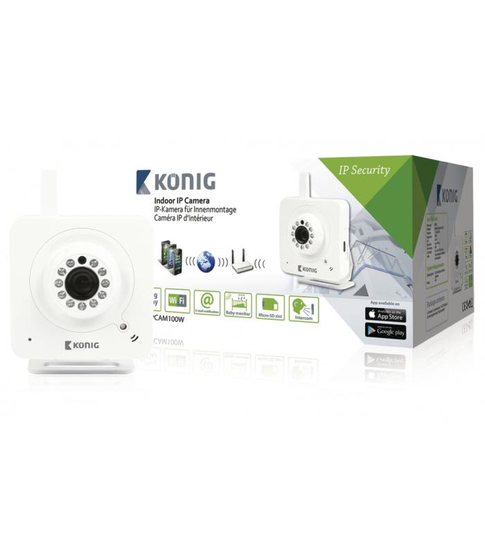 König SAS-IPCAM100W Ip-camera Binnen Vga Wit