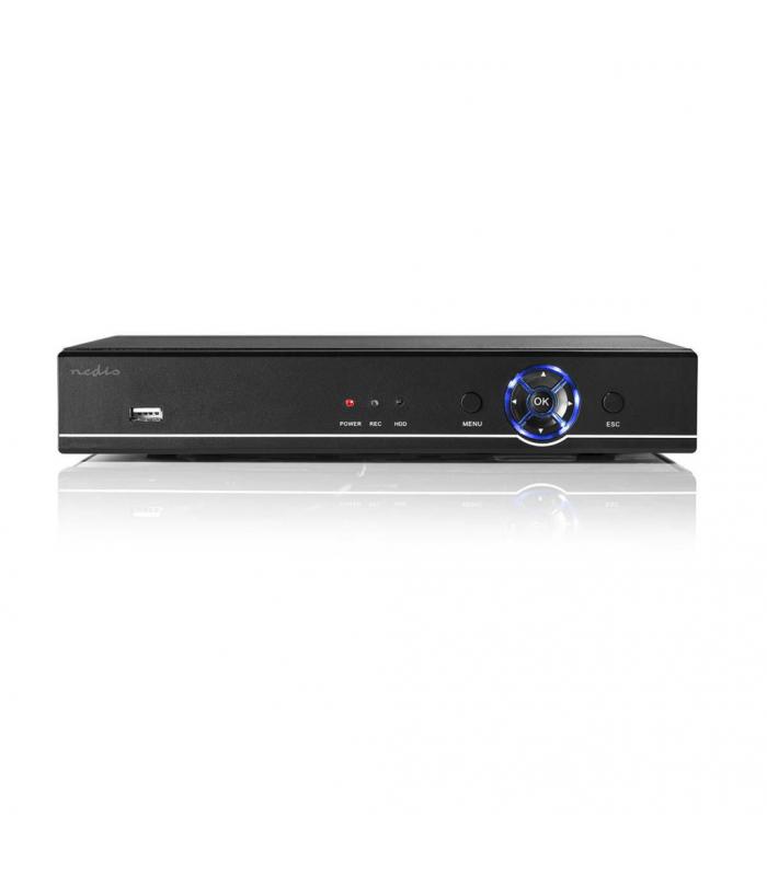 Nedis AHDS204CWT4 Cctv-beveiligingsrecorder, Set 4x Camera's Inbegrepen Full Hd Inclusief 1 Tb Hdd