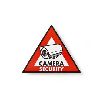 Nedis STCKWC105 Waarschuwingssticker Pictogram Camerabeveiliging Set Van 5 Stuks