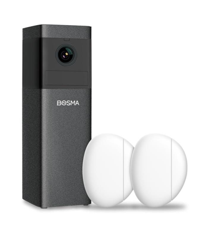 Bosma X1-2DS, WiFi beveiligingsset voor binnen, met sensoren